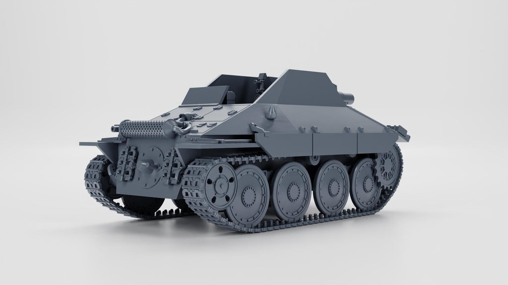15 cm sIG 33-2 (Sf.) auf Jagdpanzer 38(t) - Grille - Panzerkampfwagen - WW2 / WWII -- Bolt Action 28mm / 1:56 and Other 