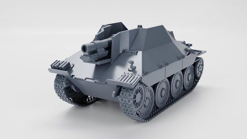 15 cm sIG 33-2 (Sf.) auf Jagdpanzer 38(t) - Grille - Panzerkampfwagen - WW2 / WWII -- Bolt Action 28mm / 1:56 and Other 