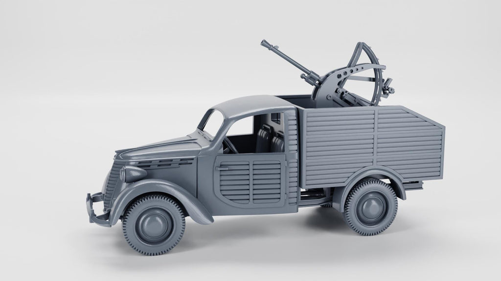Autocannone da 8/59 su Fiat 508C - WW2 / WWII -- Bolt Action 28mm / 1:56 and Other Scales
