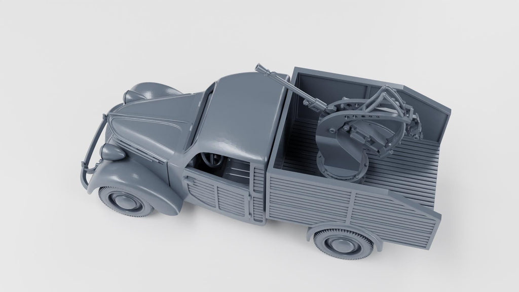 Autocannone da 8/59 su Fiat 508C - WW2 / WWII -- Bolt Action 28mm / 1:56 and Other Scales