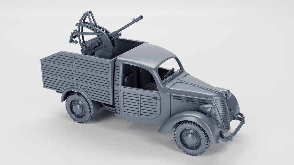 Autocannone da 8/59 su Fiat 508C - WW2 / WWII -- Bolt Action 28mm / 1:56 and Other Scales