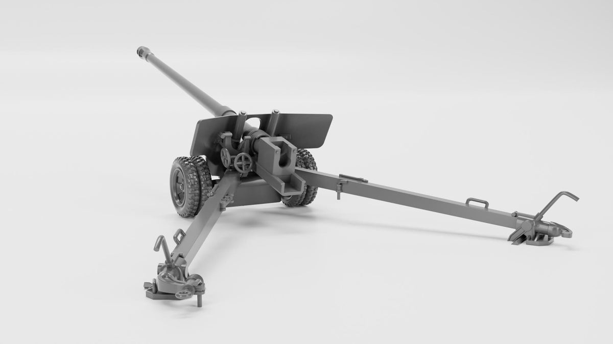 BS-3 100MM Anti-Tank Gun - USSR - WW2 / WWII -- Bolt Action 28mm / 1:56 and Other Scales