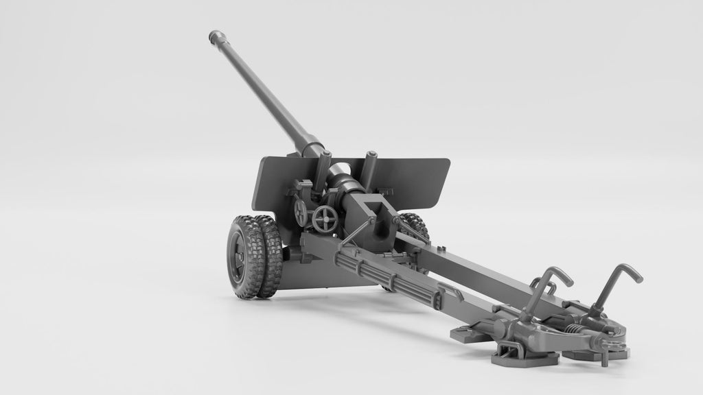 BS-3 100MM Anti-Tank Gun - USSR - WW2 / WWII -- Bolt Action 28mm / 1:56 and Other Scales