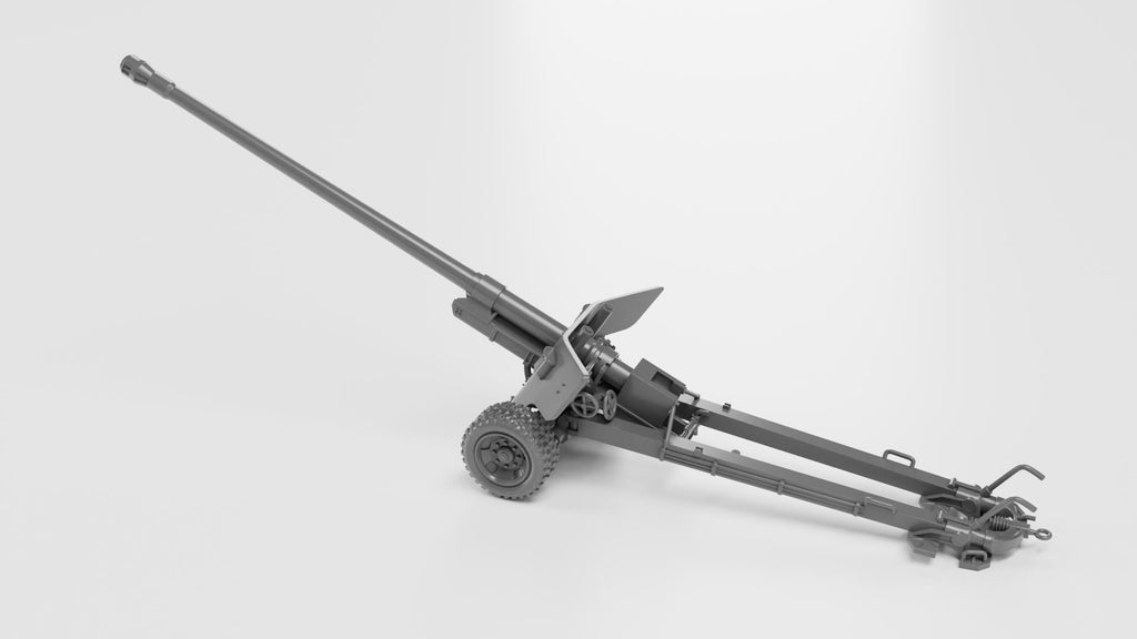 BS-3 100MM Anti-Tank Gun - USSR - WW2 / WWII -- Bolt Action 28mm / 1:56 and Other Scales