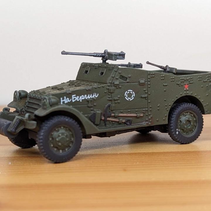 M3A1 Scout Car - WW2 / WWII -- Bolt Action 28mm / 1:56 and Other Scales