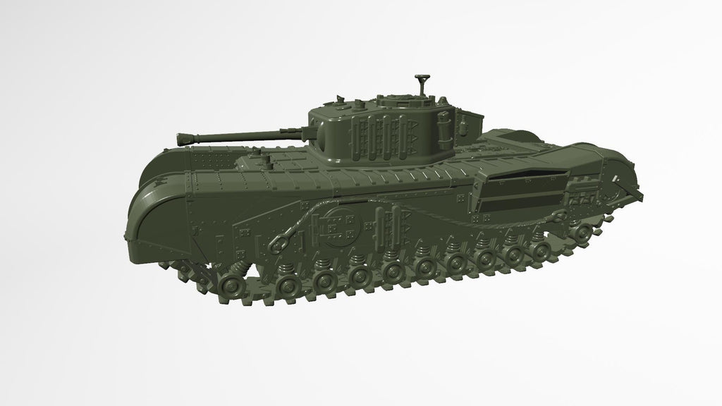 Churchill Mk VII A22F Heavy Tank - WW2 / WWII -- Bolt Action 28mm / 1:56 and Other Scales