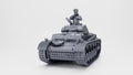 Panzer II Ausf.F with Tankmen Option - WW2 / WWII -- Bolt Action 28mm / 1:56 and Other Scales