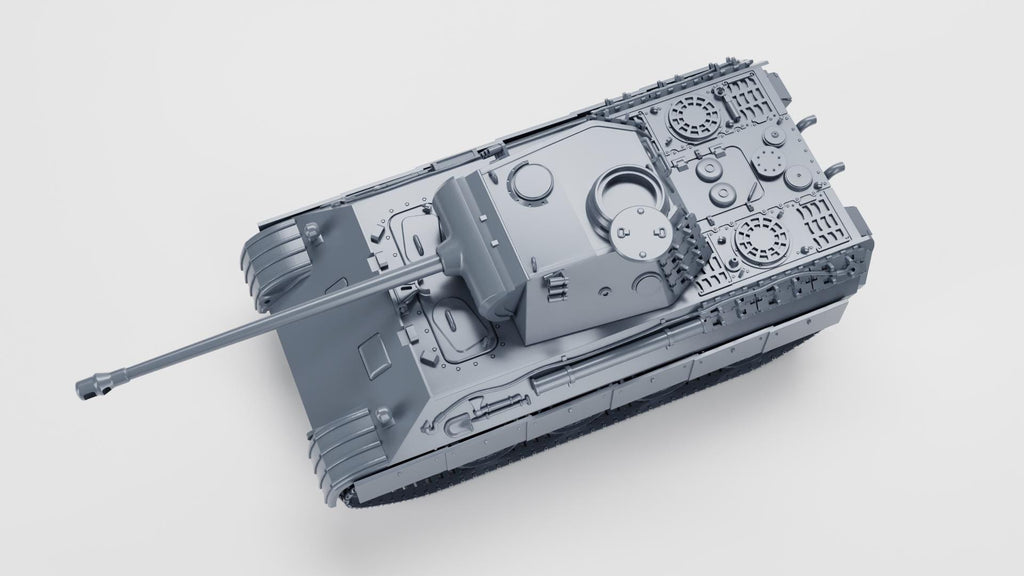 Panzer V Panther 3D Printed Unpainted WWII Bolt Action 28mm Multiple Scales Available