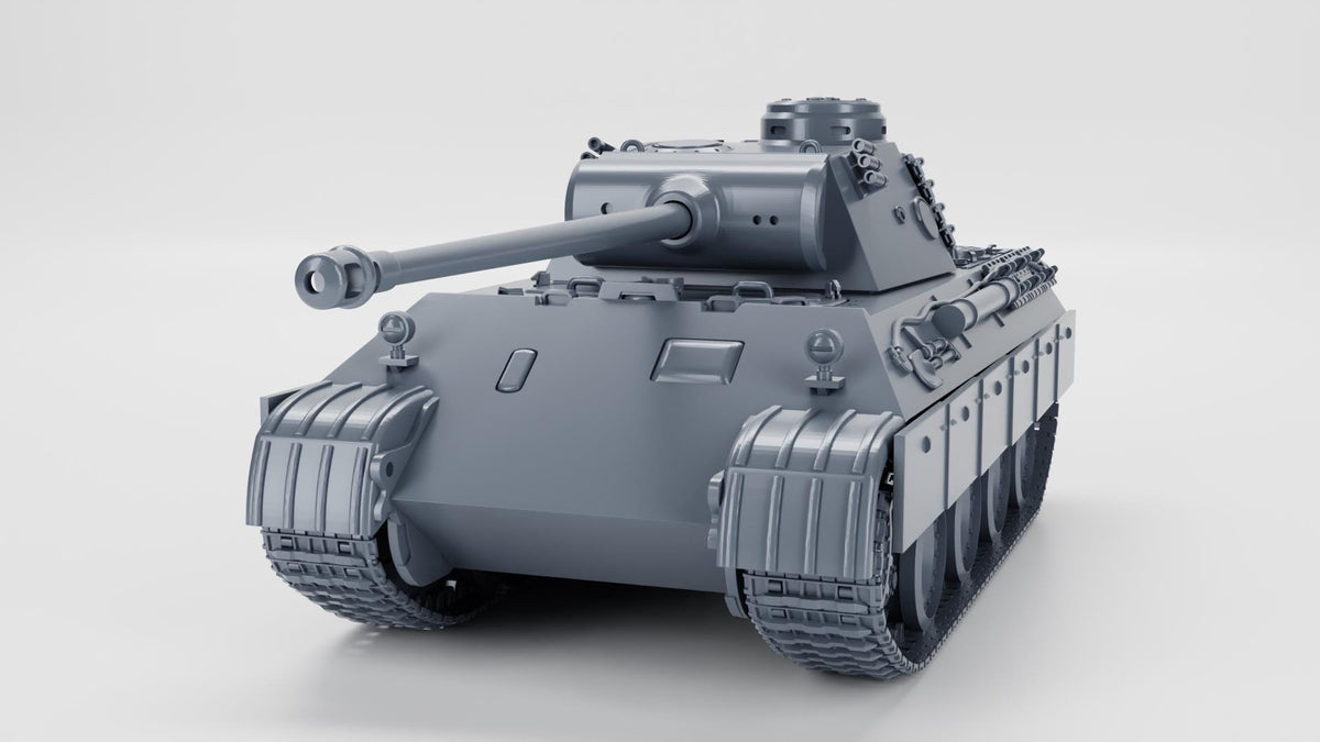 Panzer V Panther 3D Printed Unpainted WWII Bolt Action 28mm Multiple Scales Available