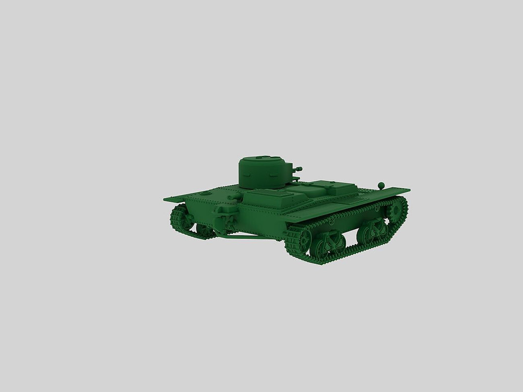 Soviet T-38 Scout Light Tank - Amphibious - WW2/WWII -- Bolt Action 28mm / 1:56 and Other Scales
