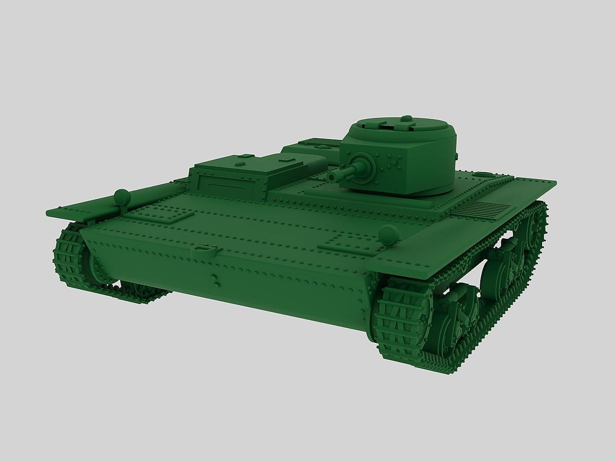 Soviet T-38 Scout Light Tank - Amphibious - WW2/WWII -- Bolt Action 28mm / 1:56 and Other Scales