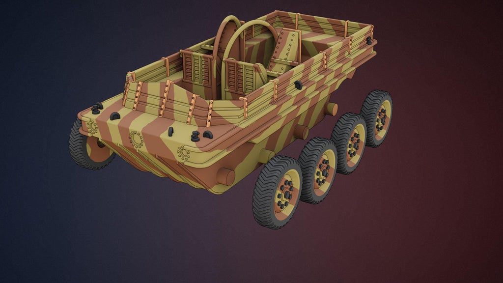 British Terrapin Amphibious Vehicle - WW2/WWII -- Bolt Action 28mm / 1:56 and Other Scales