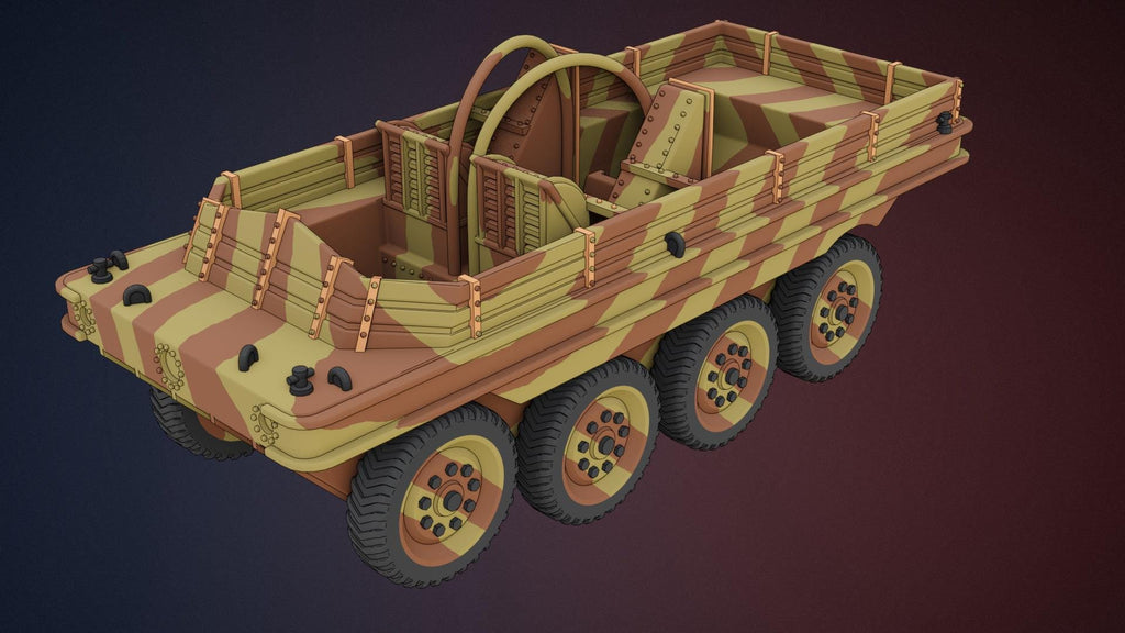 British Terrapin Amphibious Vehicle - WW2/WWII -- Bolt Action 28mm / 1:56 and Other Scales