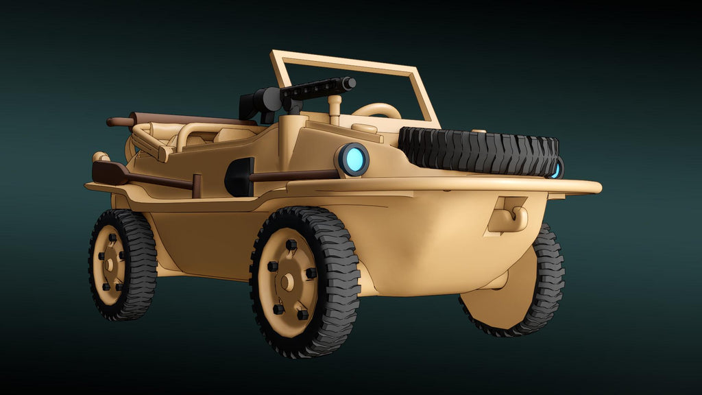 Volkswagen Schwimmwagen Amphibious Vehicle VW - WW2/WWII -- Bolt Action 28mm / 1:56 and Other Scales