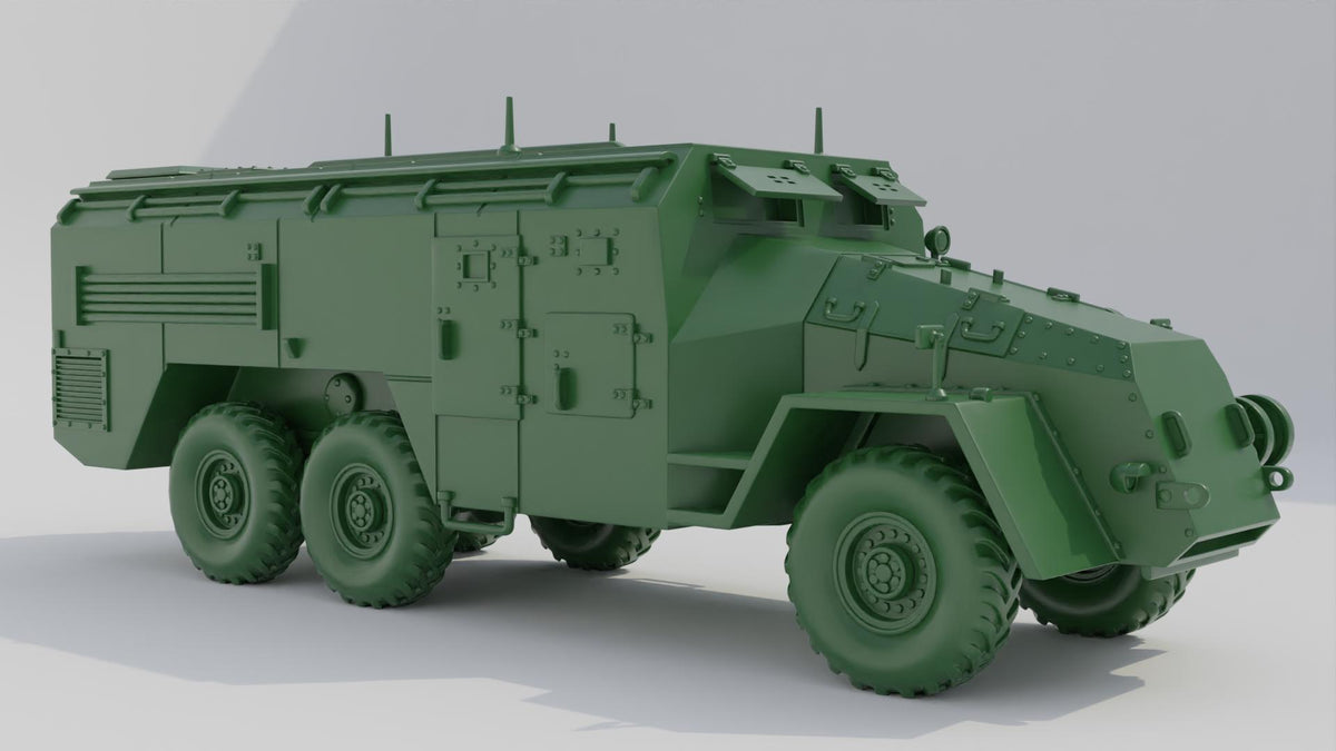 Dorchester AEC 6x6 Armoured Command Vehicle HP - WW2/WWII -- Bolt Action 28mm / 1:56 and Other Scales