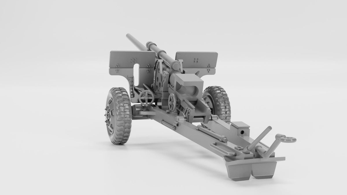 3.5 Inch M5 Anti Tank Gun - WW2 / WWII -- Bolt Action 28mm / 1:56 and Other Scales