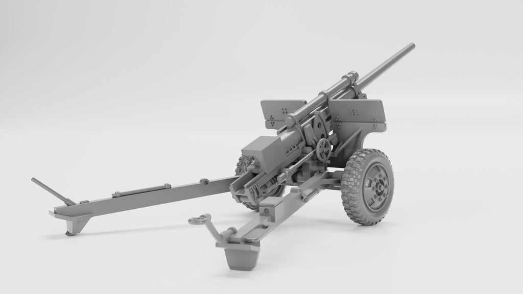 3.5 Inch M5 Anti Tank Gun - WW2 / WWII -- Bolt Action 28mm / 1:56 and Other Scales