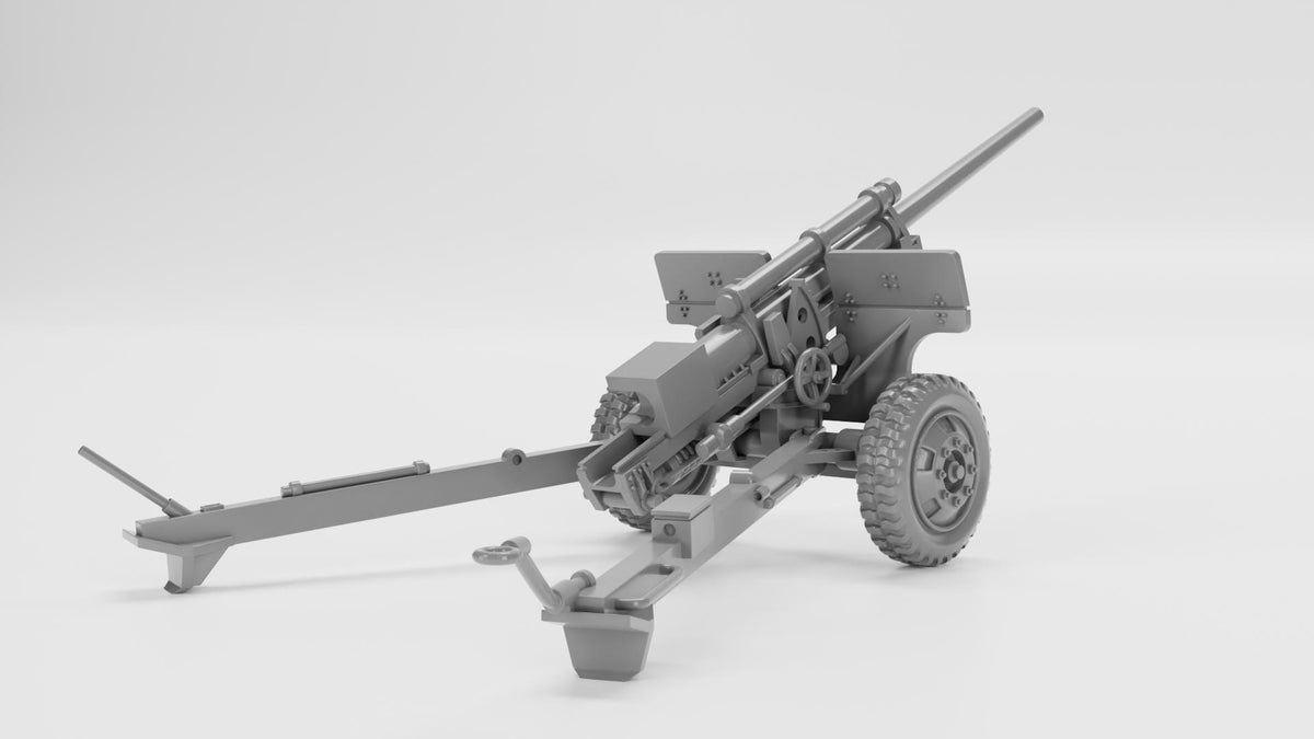 3.5 Inch M5 Anti Tank Gun - WW2 / WWII -- Bolt Action 28mm / 1:56 and Other Scales