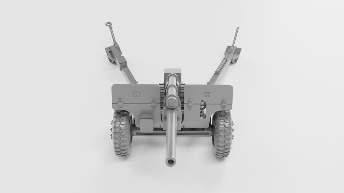 3.5 Inch M5 Anti Tank Gun - WW2 / WWII -- Bolt Action 28mm / 1:56 and Other Scales