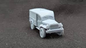 Dodge WC-54 WC54 Ambulance - WW2 / WWII -- Bolt Action 28mm / 1:56 and Other Scales