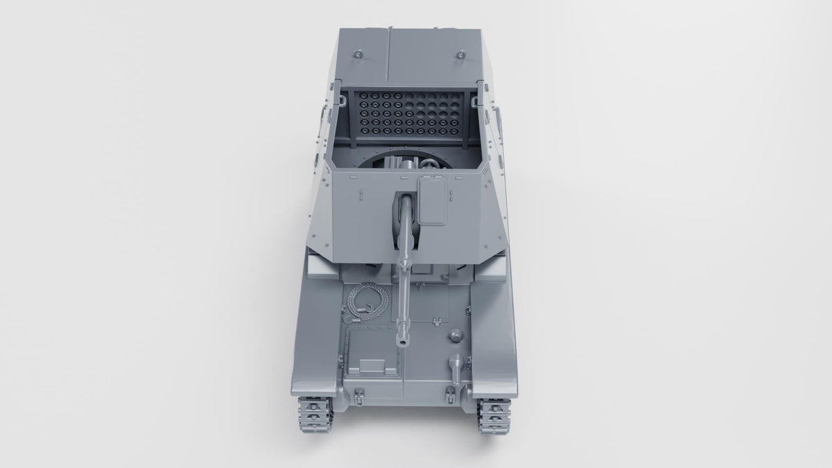Light Tank Panzerjager 35R - WW2/WWII -- Bolt Action 28mm / 1:56 and Other Scales
