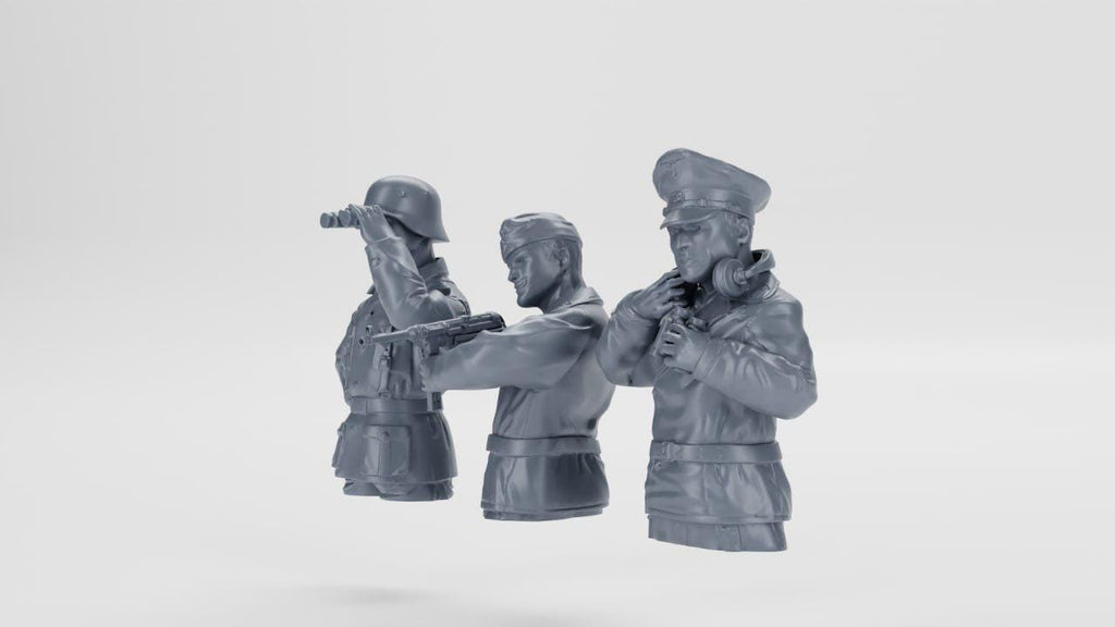 Panzer II Ausf.F with Tankmen Option - WW2 / WWII -- Bolt Action 28mm / 1:56 and Other Scales