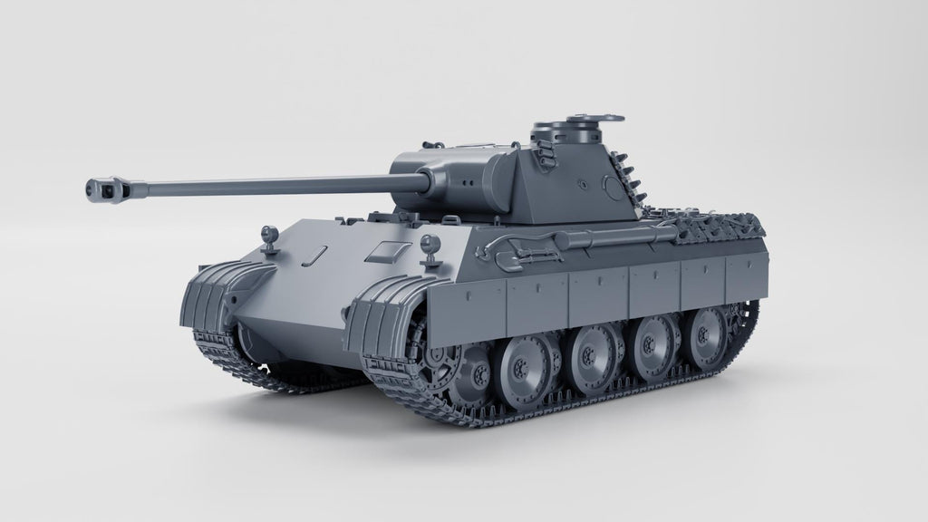 Panzer V Panther 3D Printed Unpainted WWII Bolt Action 28mm Multiple Scales Available