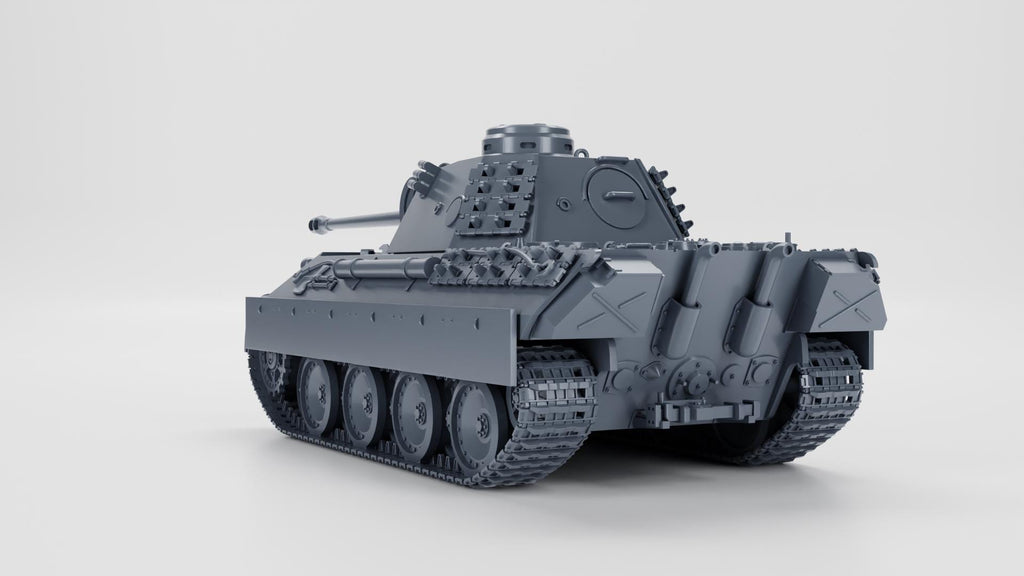 Panzer V Panther 3D Printed Unpainted WWII Bolt Action 28mm Multiple Scales Available