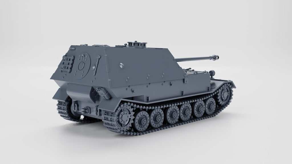 Panzerjager Tiger (P) 8.8 cm PaK 43 Elefant with Tankmen Option - WW2 / WWII -- Bolt Action 28mm / 1:56 and Other Scales