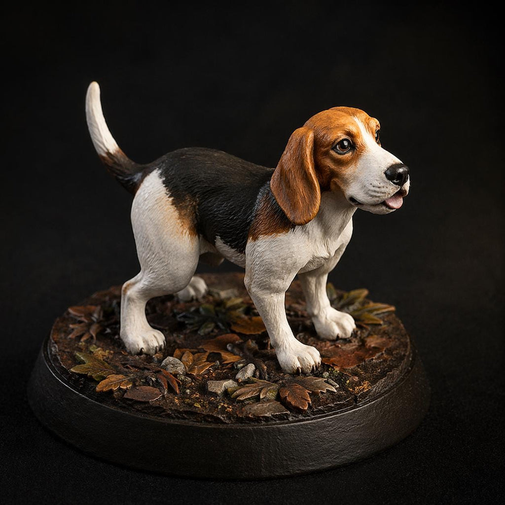 Dogs of War – Beagle Camp Mascot Two-Pack | WWII 3D Printed Resin Miniature | 6 Scales | Bolt Action Compatible