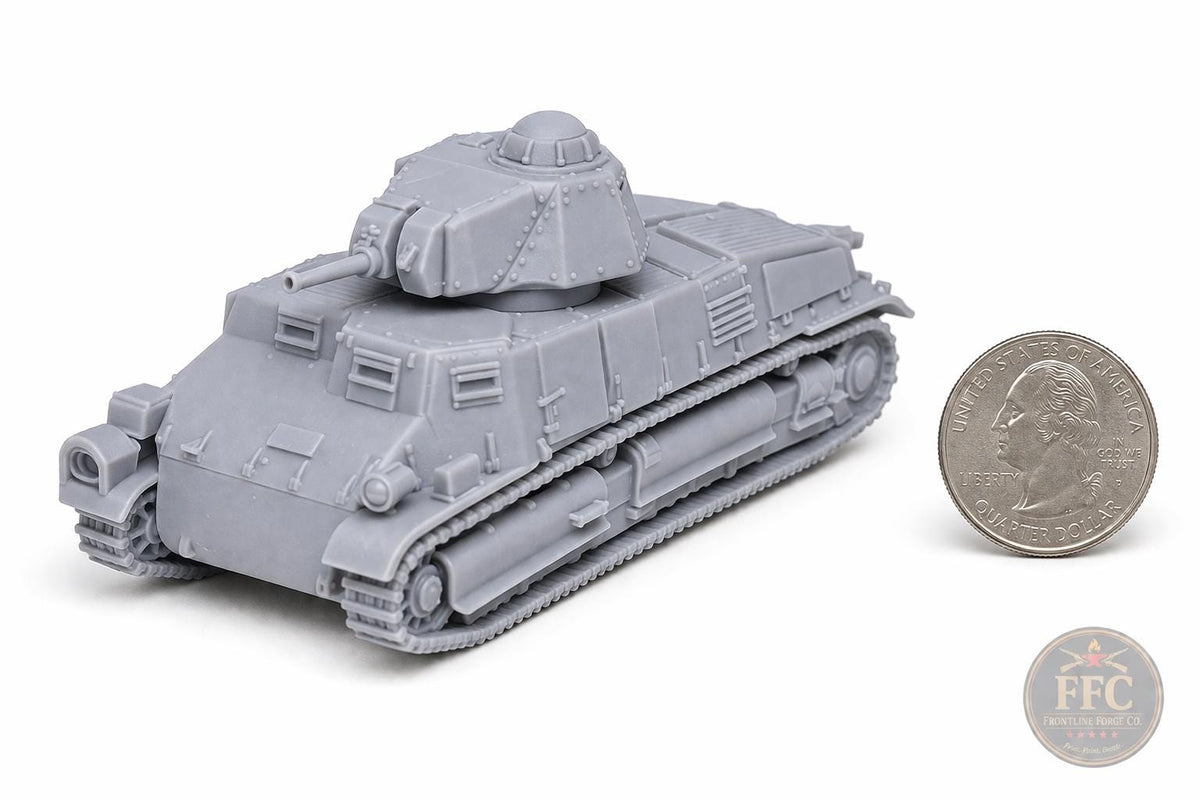 WWII French Somua S35 Tank: Battle of France Bolt Action - 6 Scales