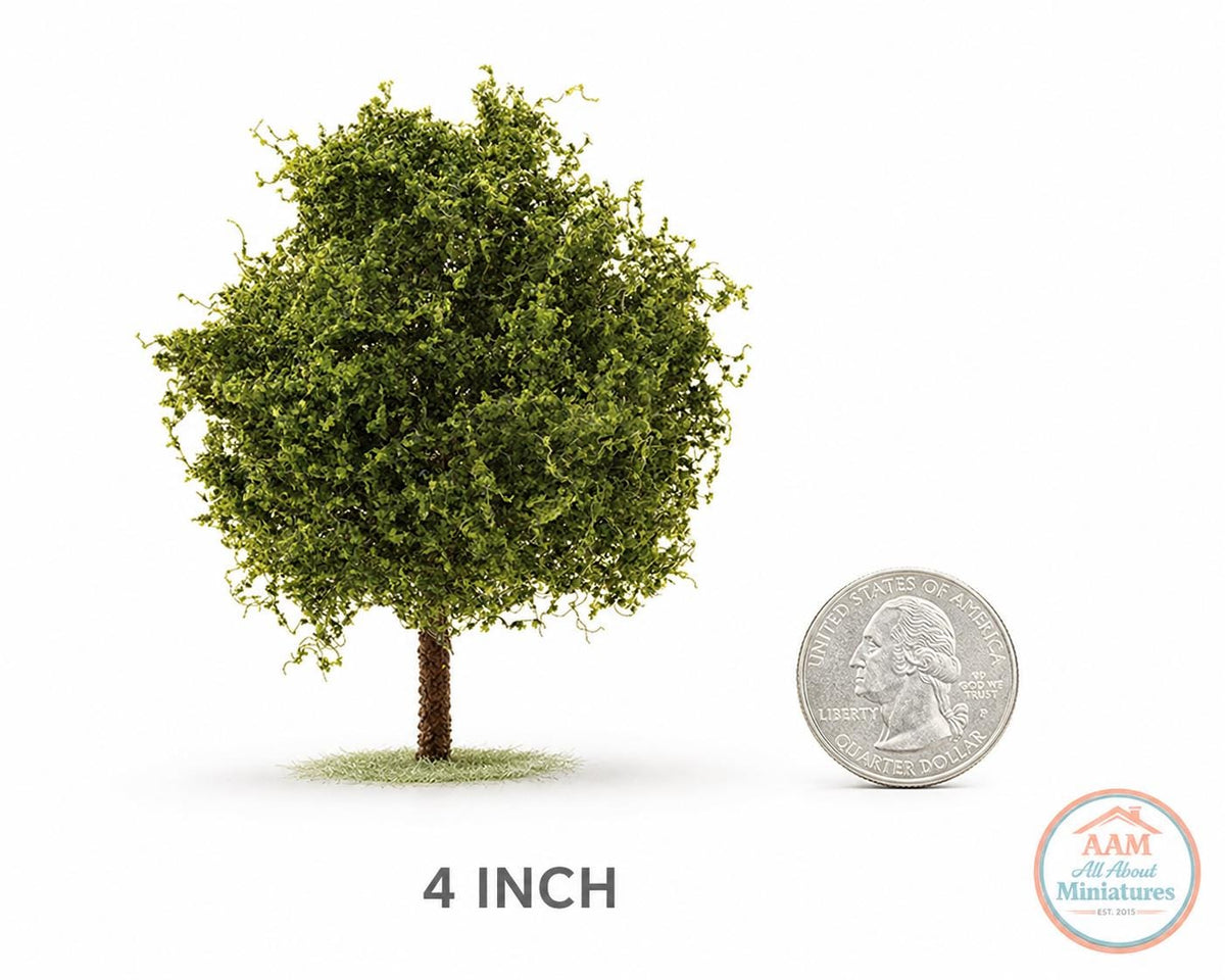 Miniature Oak Tree - Wargaming Diorama Landscape - 1-35 1-48 1-72 Scale - 4" 6" 8"