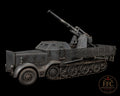 Schwerer Zugkraftwagen 18t - 88mm Flak - Sd.Kfz. 9 Famo - WWII - 3D Printed Miniature