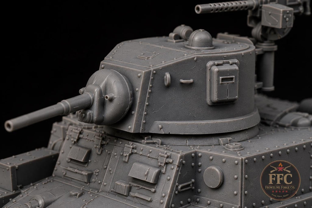 M3 Stuart Mk I Honey - WWII Allied Light Tank - 3D Printed Wargaming Miniature