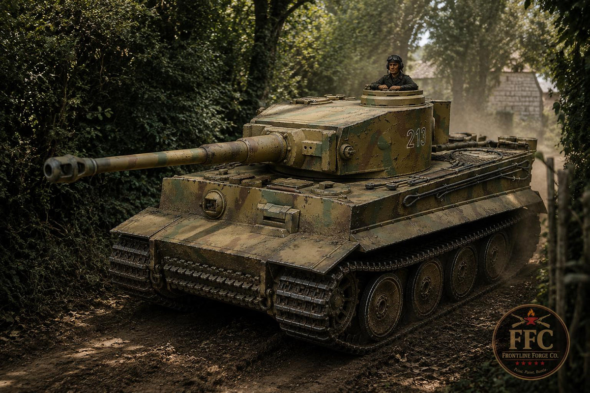 Tiger I Mid Production - WWII Wehrmacht Heavy Tank - 3D Printed Wargaming Miniature