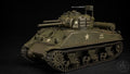 Sherman M4A3R3 Zippo Flamethrower Tank: 3D Printed WWII Miniature - Bolt Action Wargame - 6 Scales