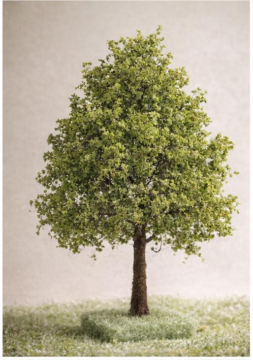 Miniature Oak Tree - Wargaming Diorama Landscape - 1-35 1-48 1-72 Scale - 4" 6" 8"