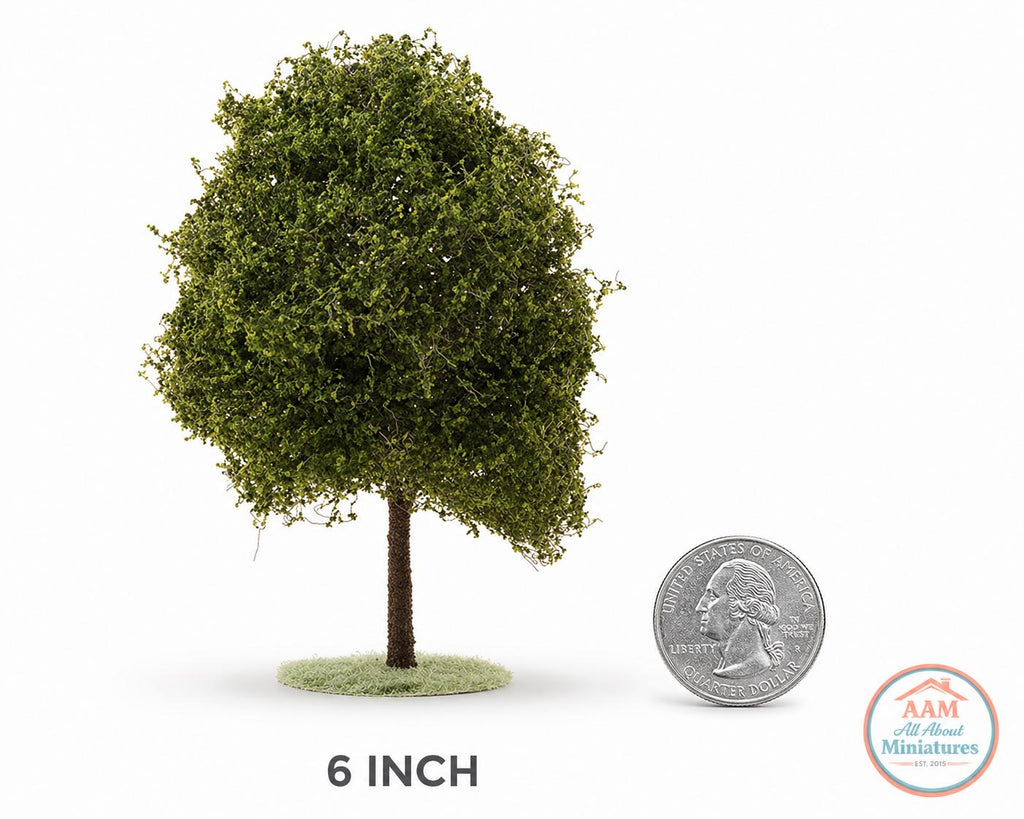 Miniature Oak Tree - Wargaming Diorama Landscape - 1-35 1-48 1-72 Scale - 4" 6" 8"
