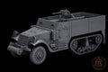 M3 Half-Track APC: 3D Printed WWII Miniature - 6 Scales - Bolt Action Compatible