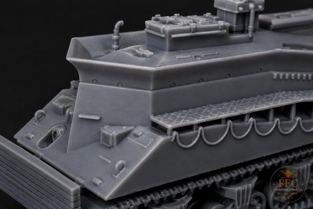 Sherman BARV Beach Armoured Recovery Vehicle: 3D Printed WWII Miniature - 6 Scales - Bolt Action