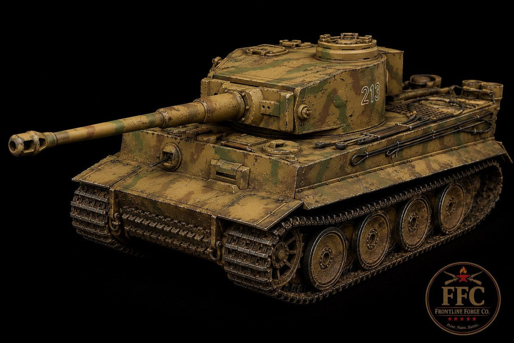 Tiger I Mid Production - WWII Wehrmacht Heavy Tank - 3D Printed Wargaming Miniature