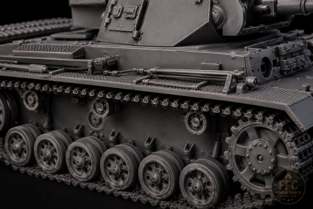 Panzer III Ausf L WWII Tank: 3D Printed Miniature - 6 Scales - Bolt Action Compatible