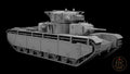 Soviet T-35A Heavy Tank: 3D Printed WWII Miniature - 6 Scales - Bolt Action Compatible