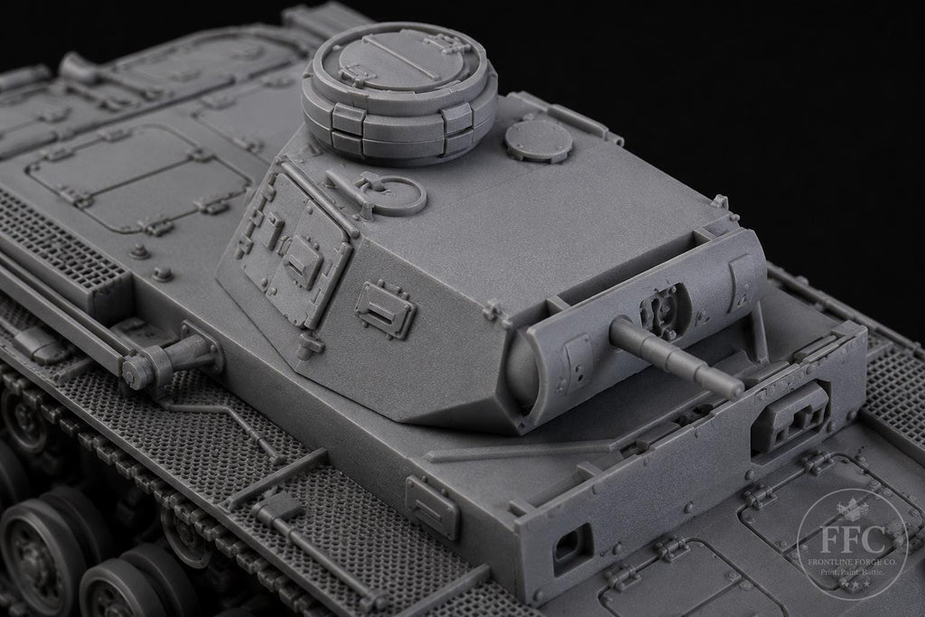 Panzerbeobachtungswagen III Artillery Observer: 3D Printed WWII Miniature - 6 Scales