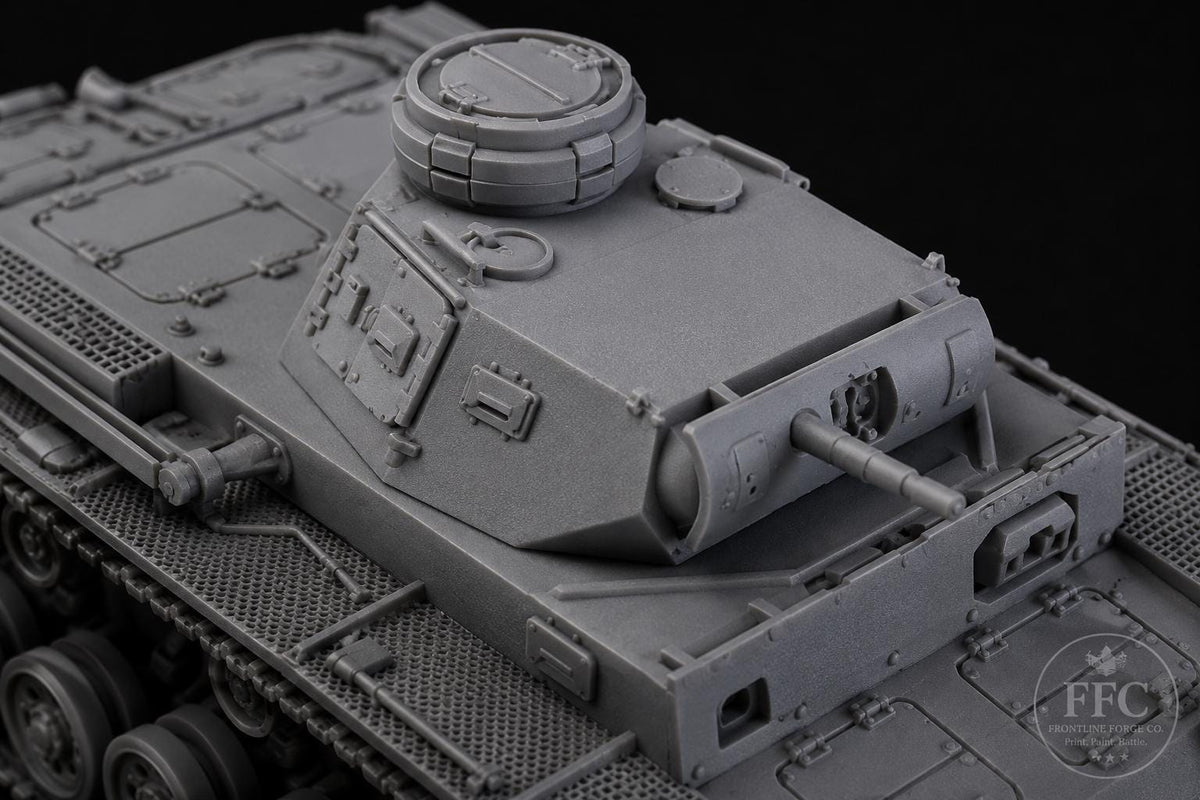 Panzerbeobachtungswagen III Artillery Observer: 3D Printed WWII Miniature - 6 Scales