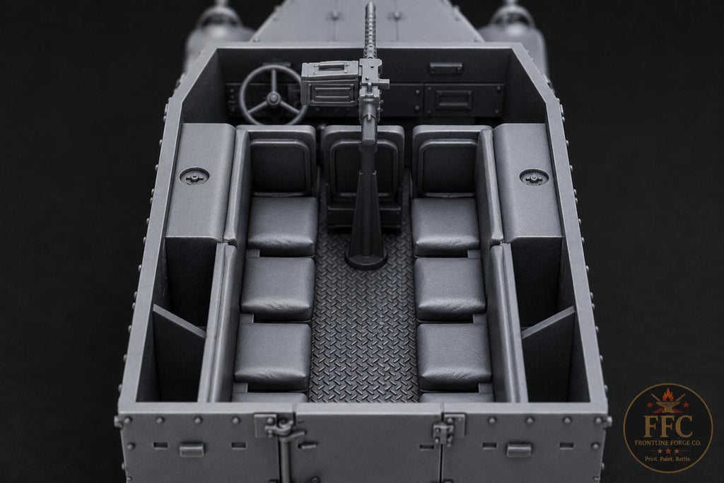 M3 Half-Track APC: 3D Printed WWII Miniature - 6 Scales - Bolt Action Compatible