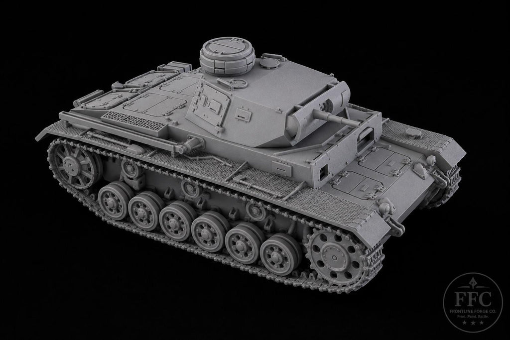Panzerbeobachtungswagen III Artillery Observer: 3D Printed WWII Miniature - 6 Scales