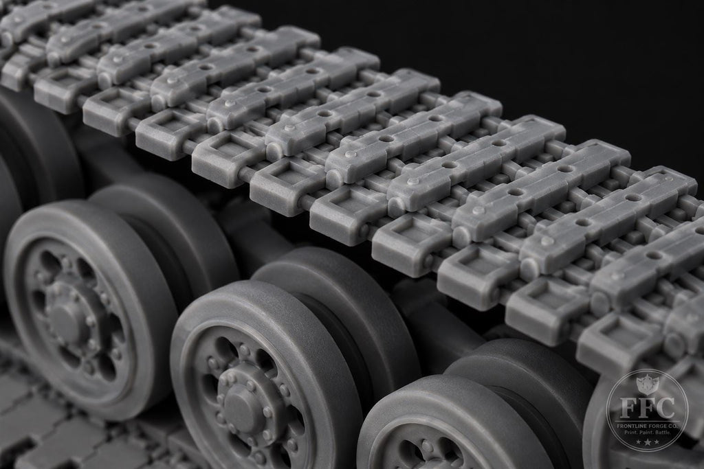 Ostketten Wide Tracks Panzer III and Stug III: 3D Printed WWII Miniature Upgrade - 6 Scales